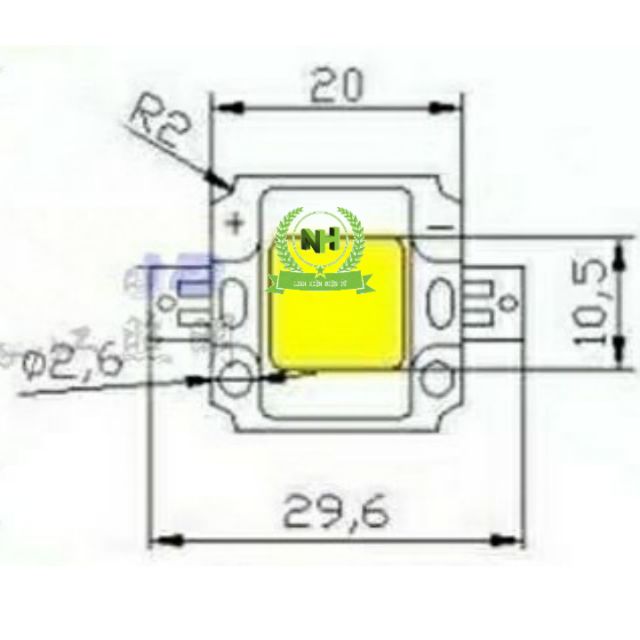 Nhân Led /Chip Led 32-36V DC 10W