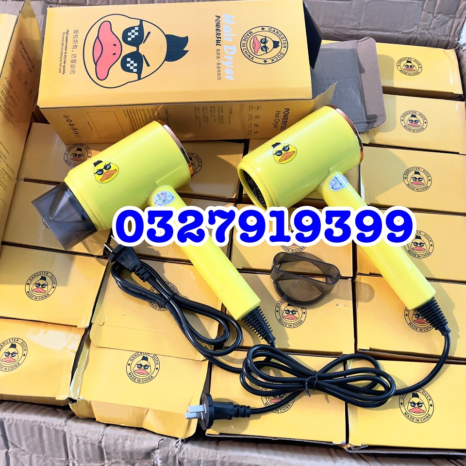 Máy sấy tóc 2 chiều nóng lạnh BB vàng 1800W