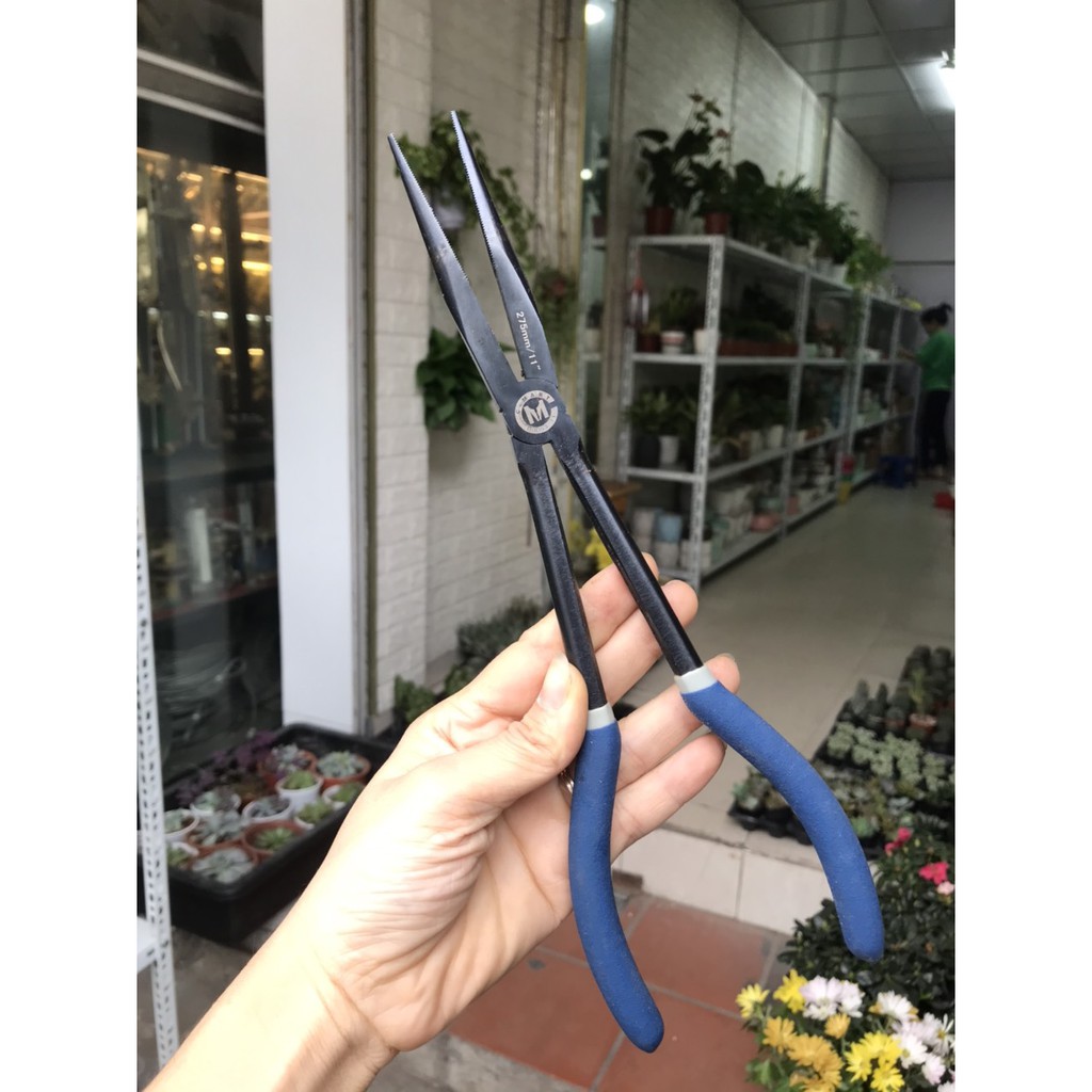 Kìm nhọn dài miệng thẳng 27,5cm/11'' C-MART B0051-11