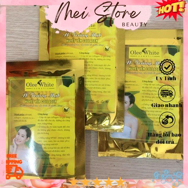 [GIẢM 5% ĐƠN 129K]Ủ trắng mặt huyết yến Collagen