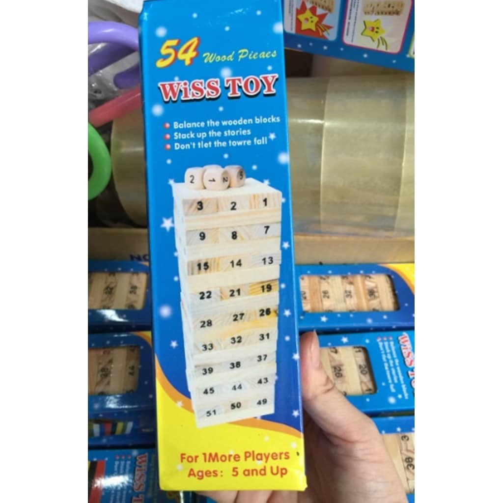 BỘ ĐỒ CHƠI RÚT GỖ CHO BÉ