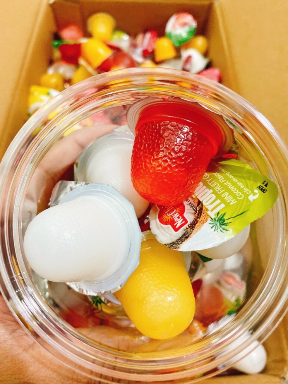 [ FREESHIP+QUÀ] THẠCH RAU CÂU HƯƠNG TRÁI CÂY 🍓 🍊 🍇