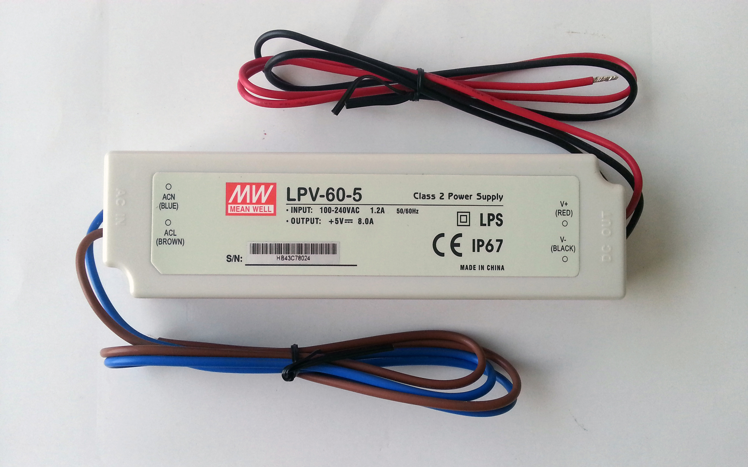 NGUỒN MEANWELL LPV-60-5