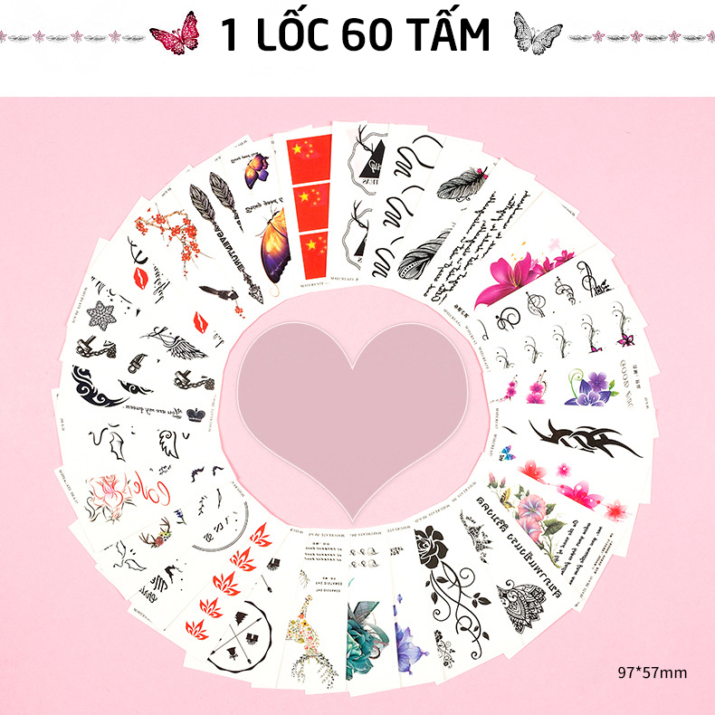 1 Lốc Hình Xăm Dán