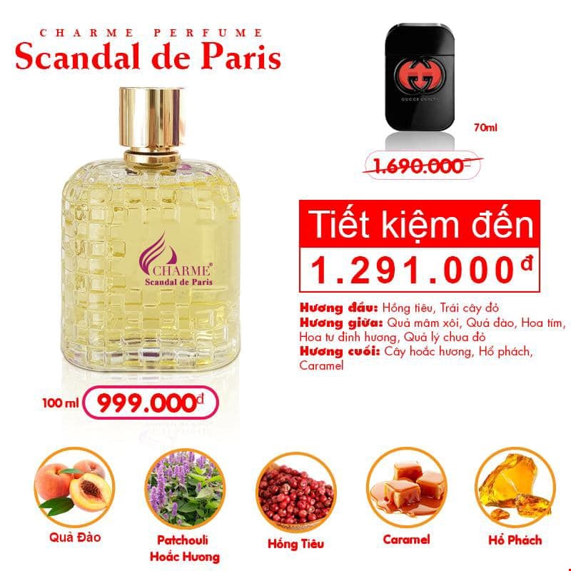 Nước Hoa Charme_Scandal_de_Paris 100ml