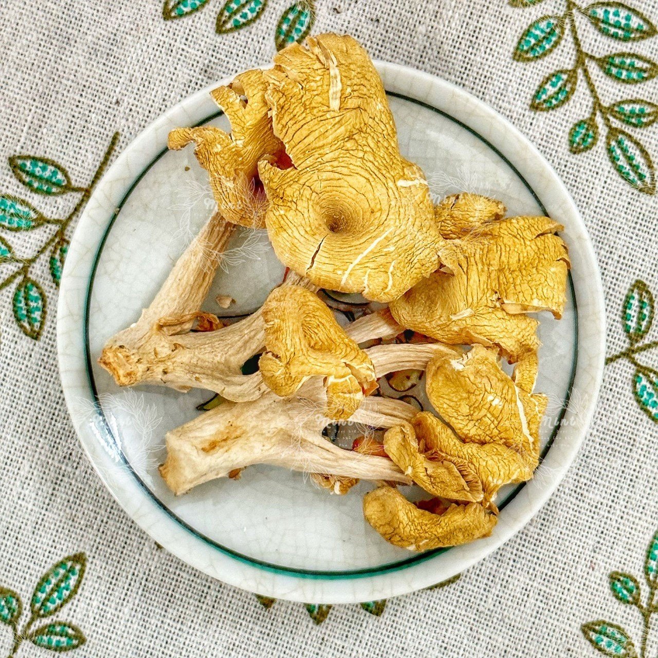 Nấm Mỡ Gà Sấy Khô (Nấm Sò Vàng - Nấm Bào Ngư Vàng - Tamogitake) - Túi 100gr