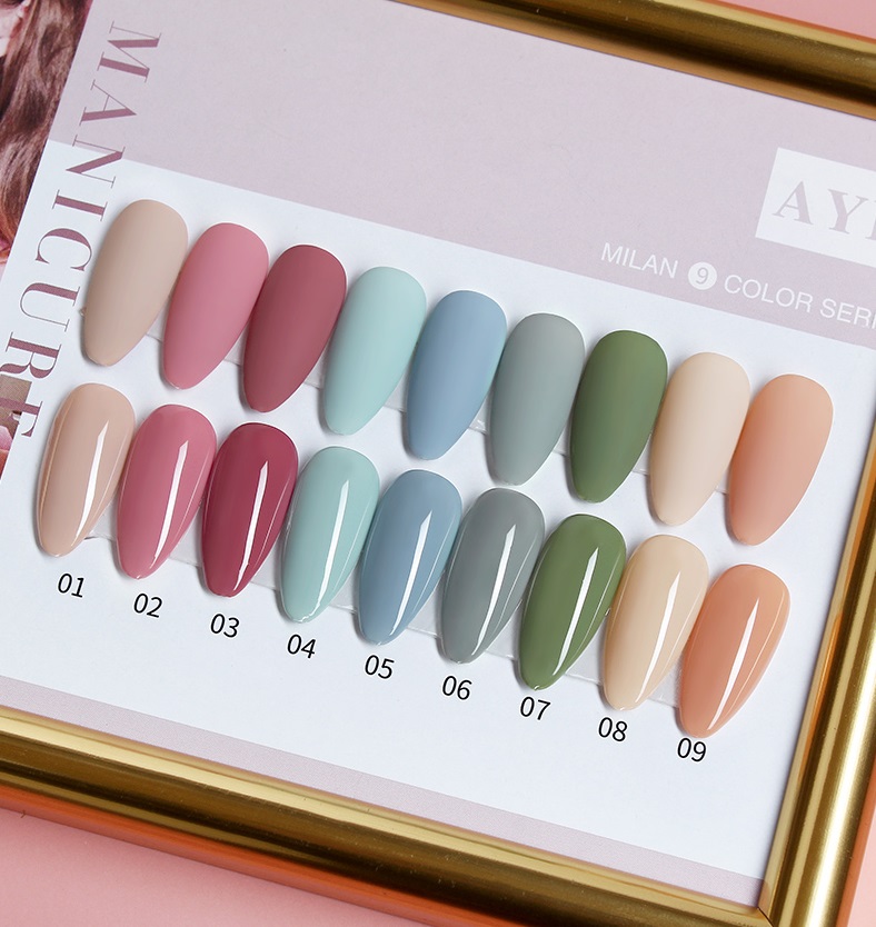 [HCM]Sơn gel AS red - Màu pastel mã AYR