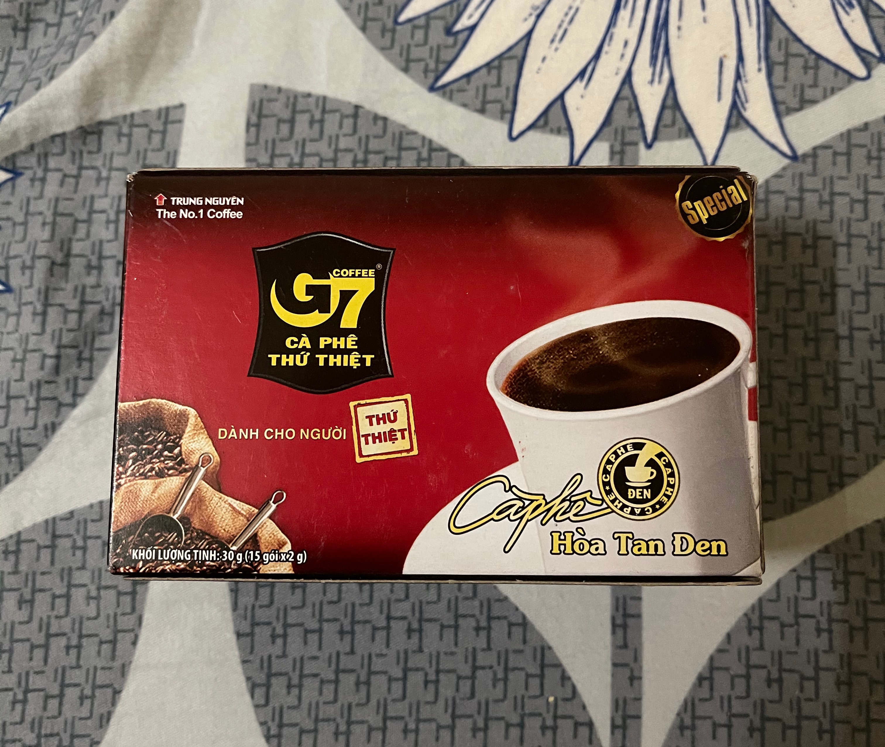 [HCM]Cafe Đen không đường hoà tan G7