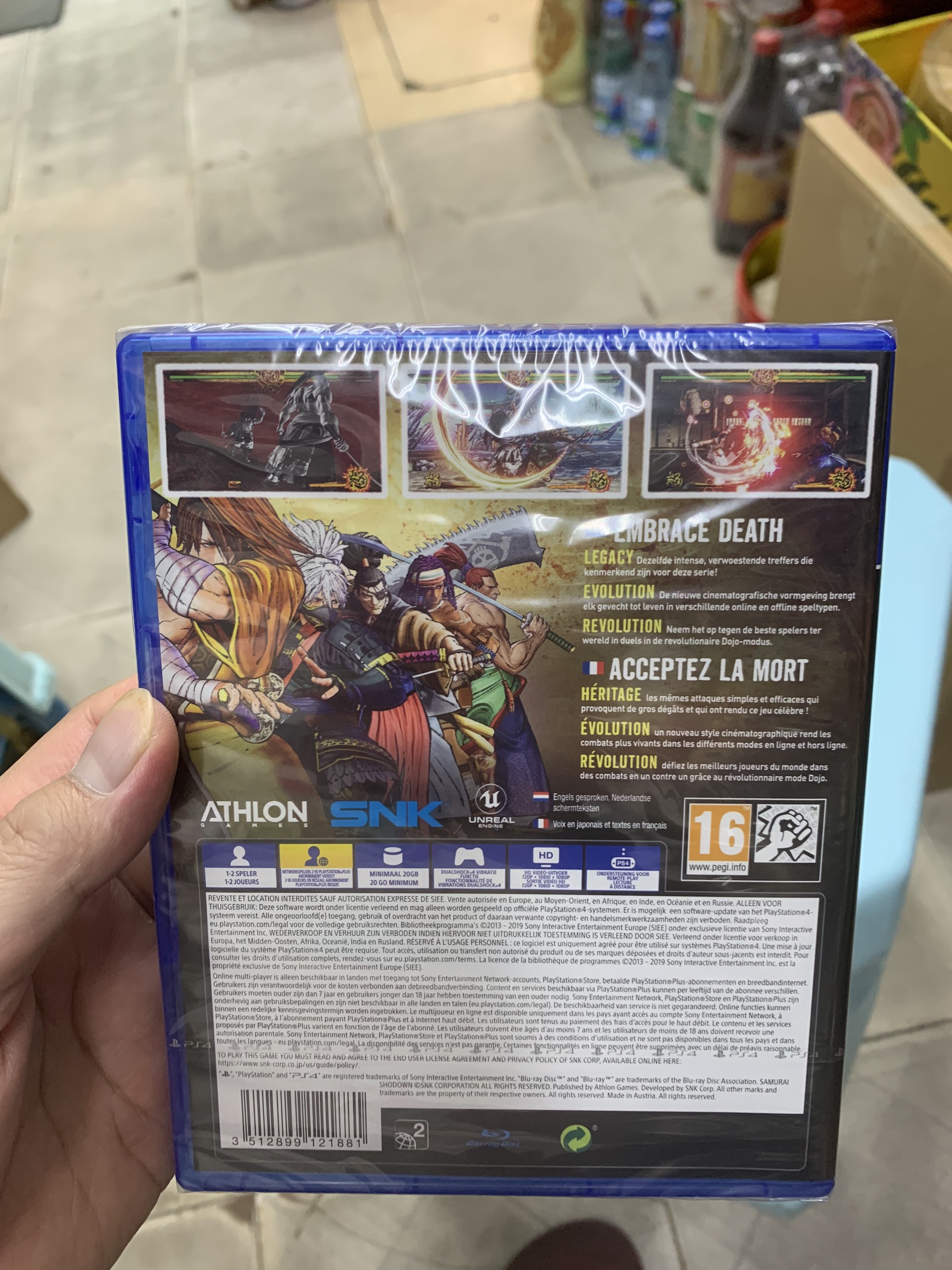 Đĩa game PS4 : Samurai Shodown