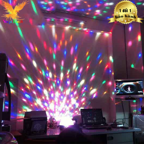 [HCM] Đèn LED 7 màu vũ trường cảm ứng nhạc USB, đèn trang trí bar, sân khấu, đèn vũ trường, đèn cảm ứng nhạc, Đèn nháy theo nhạc, đèn chớp 7 màu, đèn trang trí, đèn Led karaoke 5*