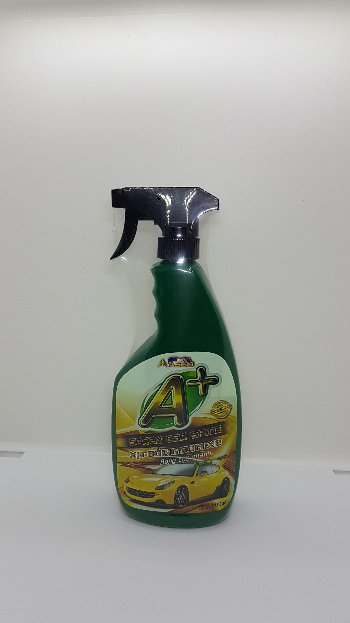 Chai Xịt Bóng Sơn Nhanh ASSO A+ Spray Car Shine (600ml)