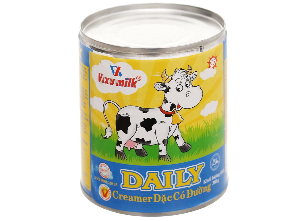 Sữa đặc Daily vàng lon 380g