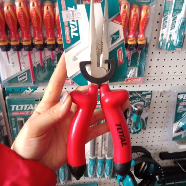Kìm mỏ dài cách điện Total THTIP381 (dài 20cm)