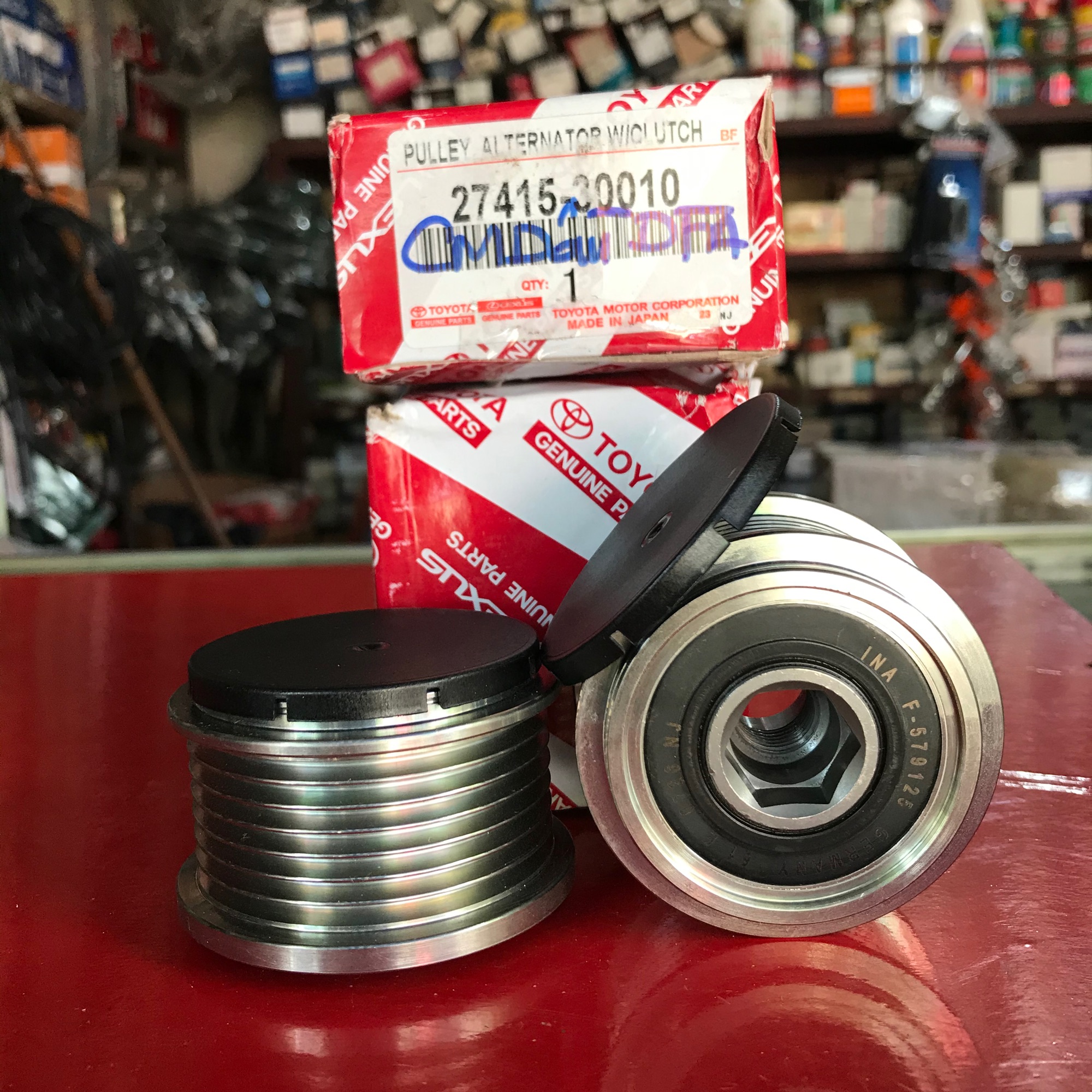 PULLEY MÁY PHÁT TOYOTA INNOVA, FORTUNER, HILUX, HIACE, LAND CRUISER PRADO (2015)