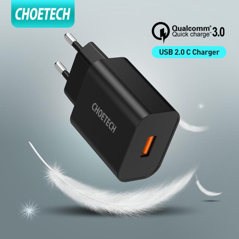 [Hot deal] Củ sạc nhanh CHOETECH QC 3.0 Bộ sạc tường USB18W Xếp hạng 245