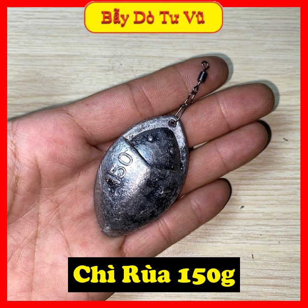 Chì Rùa Bẫy Giò Cu Gáy 100g - 120g - 150g