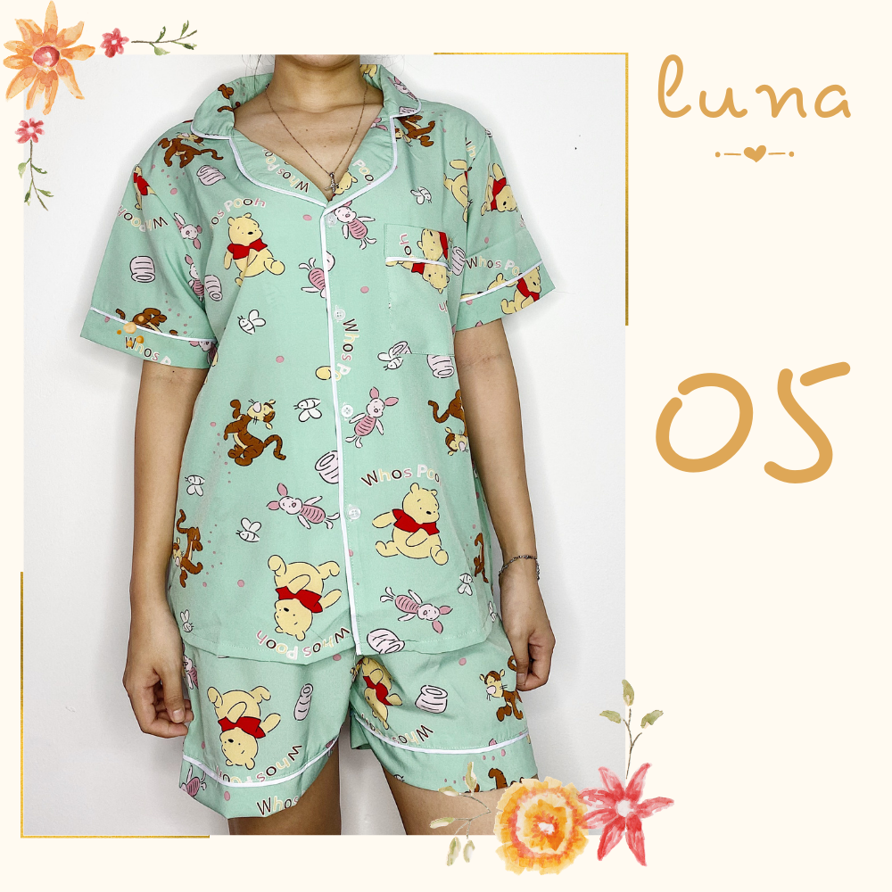 [HCM]Bộ đồ mặc nhà pijama lụa Thái thoáng mát bigsize LUNA
