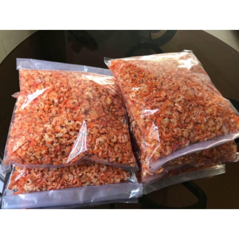 TÔM ĐẤT KHÔ CÀ MAU SẠCH NGỌT  MÀU SẶC TỰ NHIÊN KHÔNG TẨM MÀU ĐỎ HOÁ HỌC - Long Thái