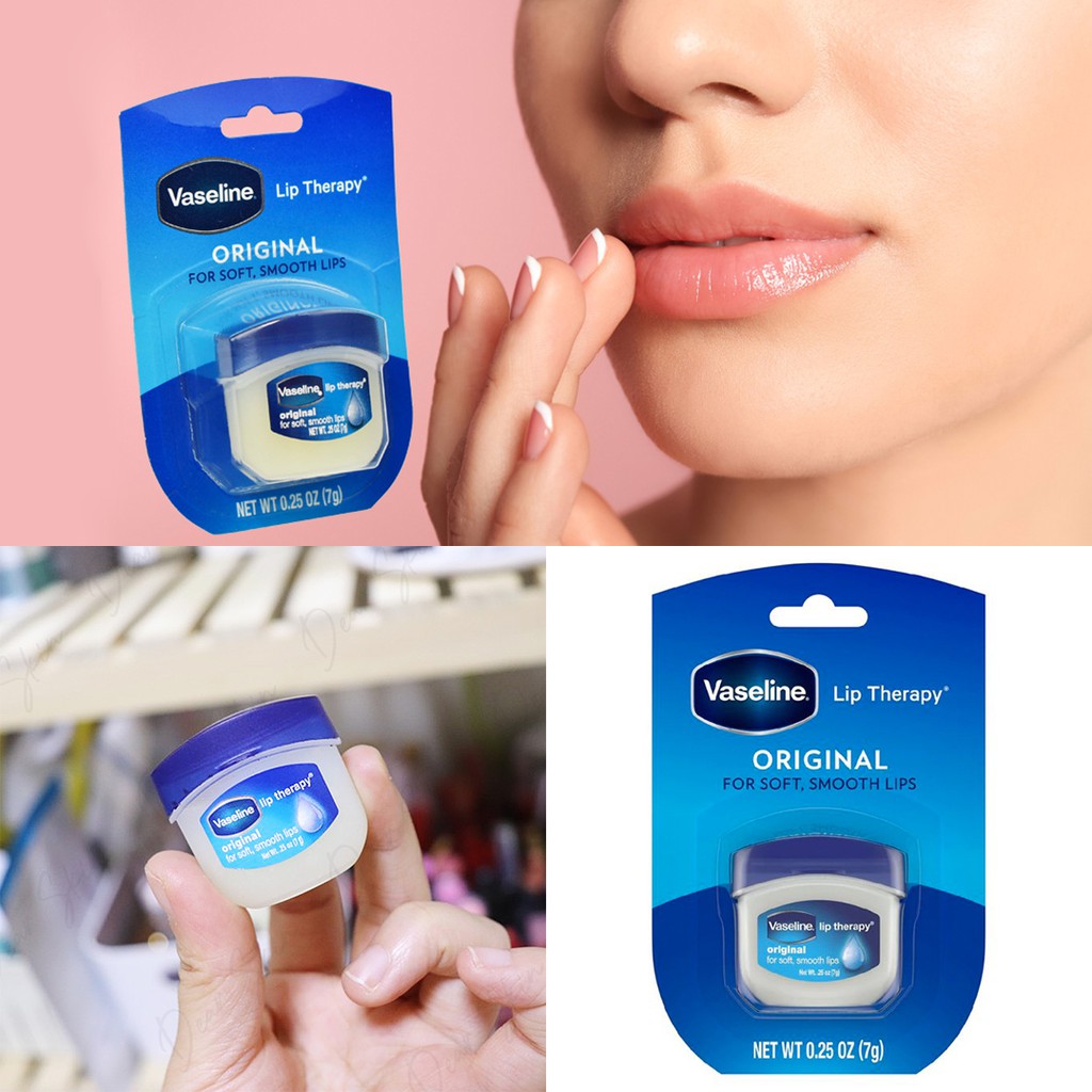 Vaseline Lip Balm in a Jar, Made in the Usa