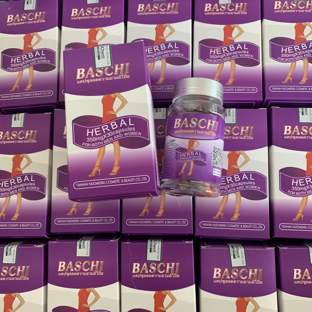 Viên uống giảm cân baschi tím chuẩn giảm siêu mạnh