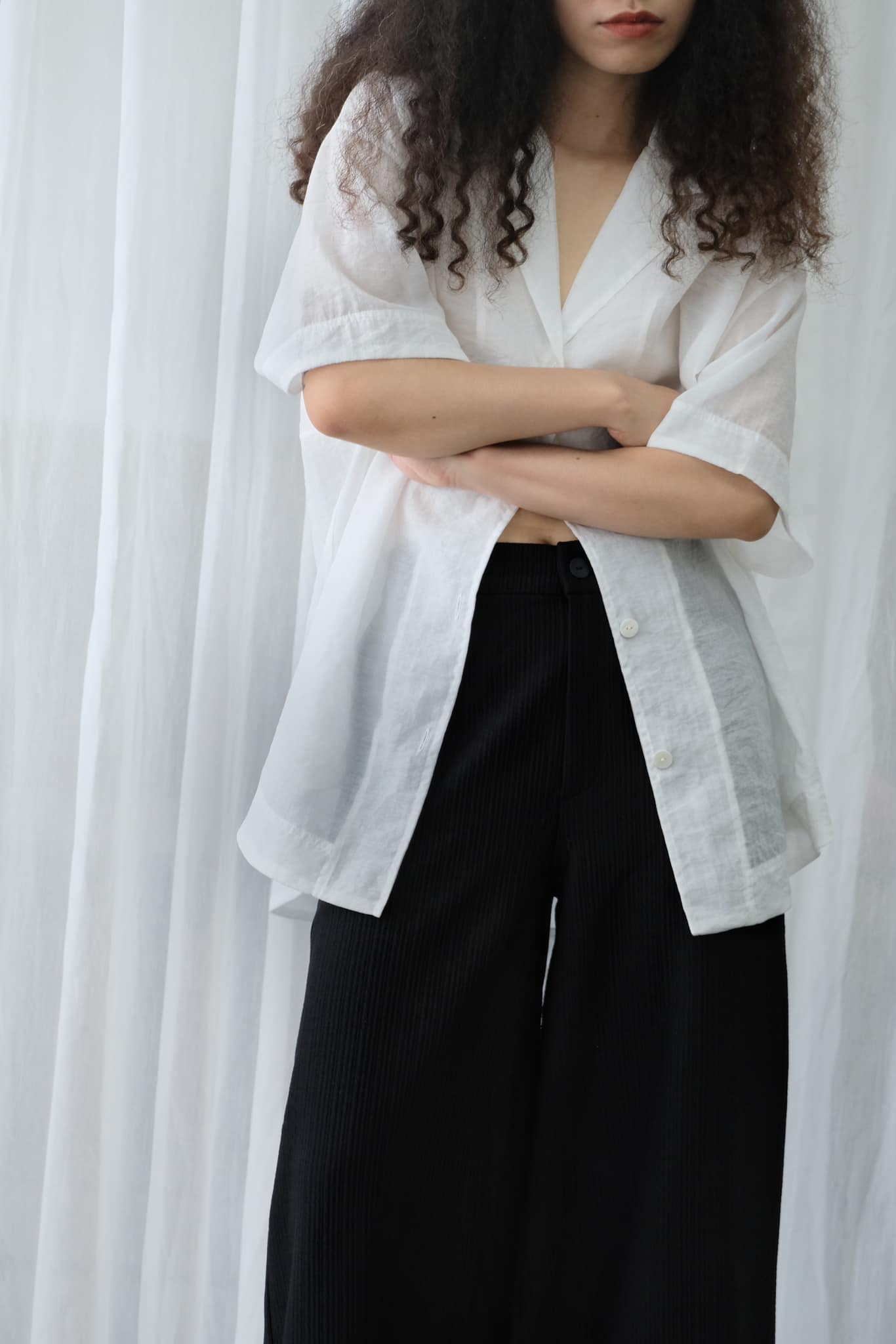 /ouba:d/ - ÁO DANTON TRẮNG tay lỡ form rộng oversize basic nam nữ S/M