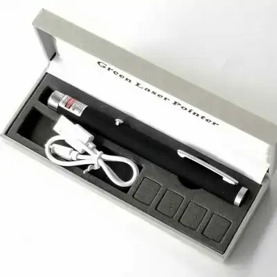 [HCM]Bút Laser Sạc USB Tia Xanh Lá Cao Cấp Chinh Hãng