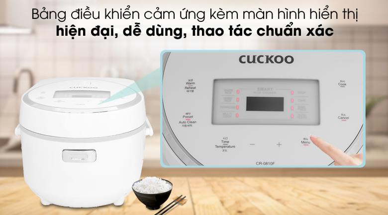 NỒI CƠM ĐIỆN TỬ CUCKOO CR-0810F dung tích 1.44L