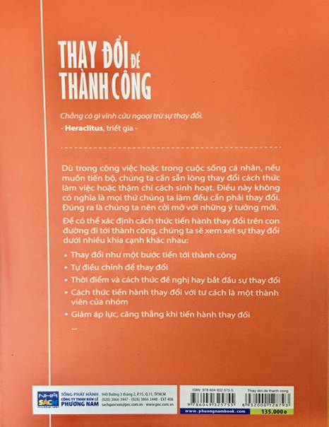 Sách - Thay Đổi Để Thành Công