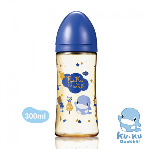 Bình sữa cổ rộng bằng nhựa ppsu 300ml kuku ku5857