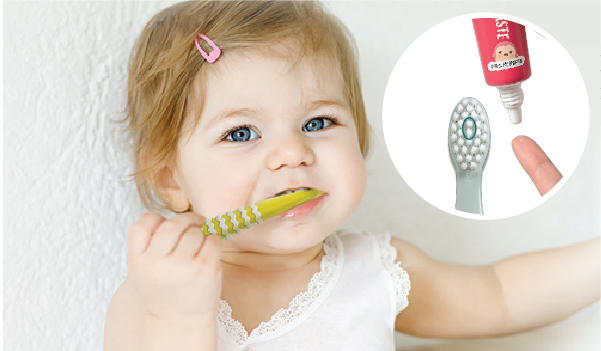 Bàn chải đánh răng trẻ em K-Mom (12-36m)