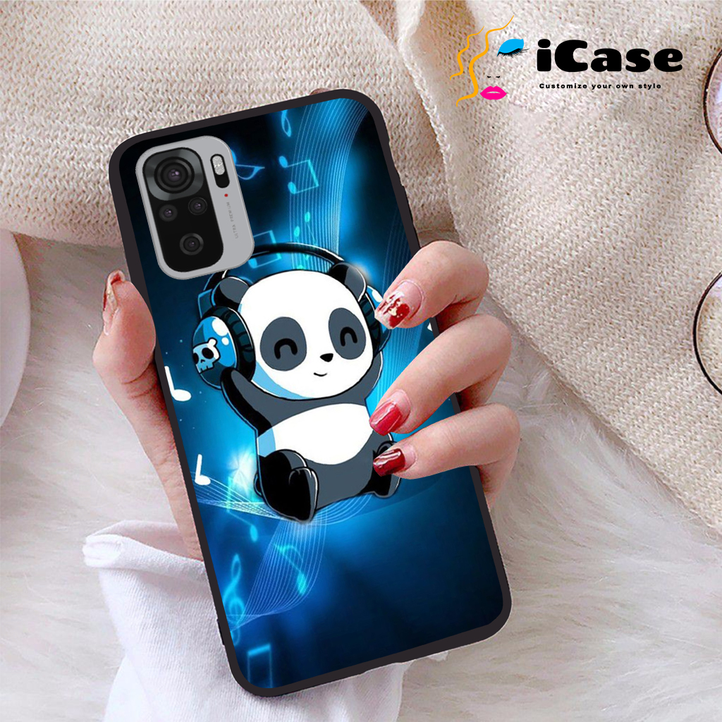 Ốp lưng Xiaomi Redmi Note 10 4G viền dẻo TPU BST Panda