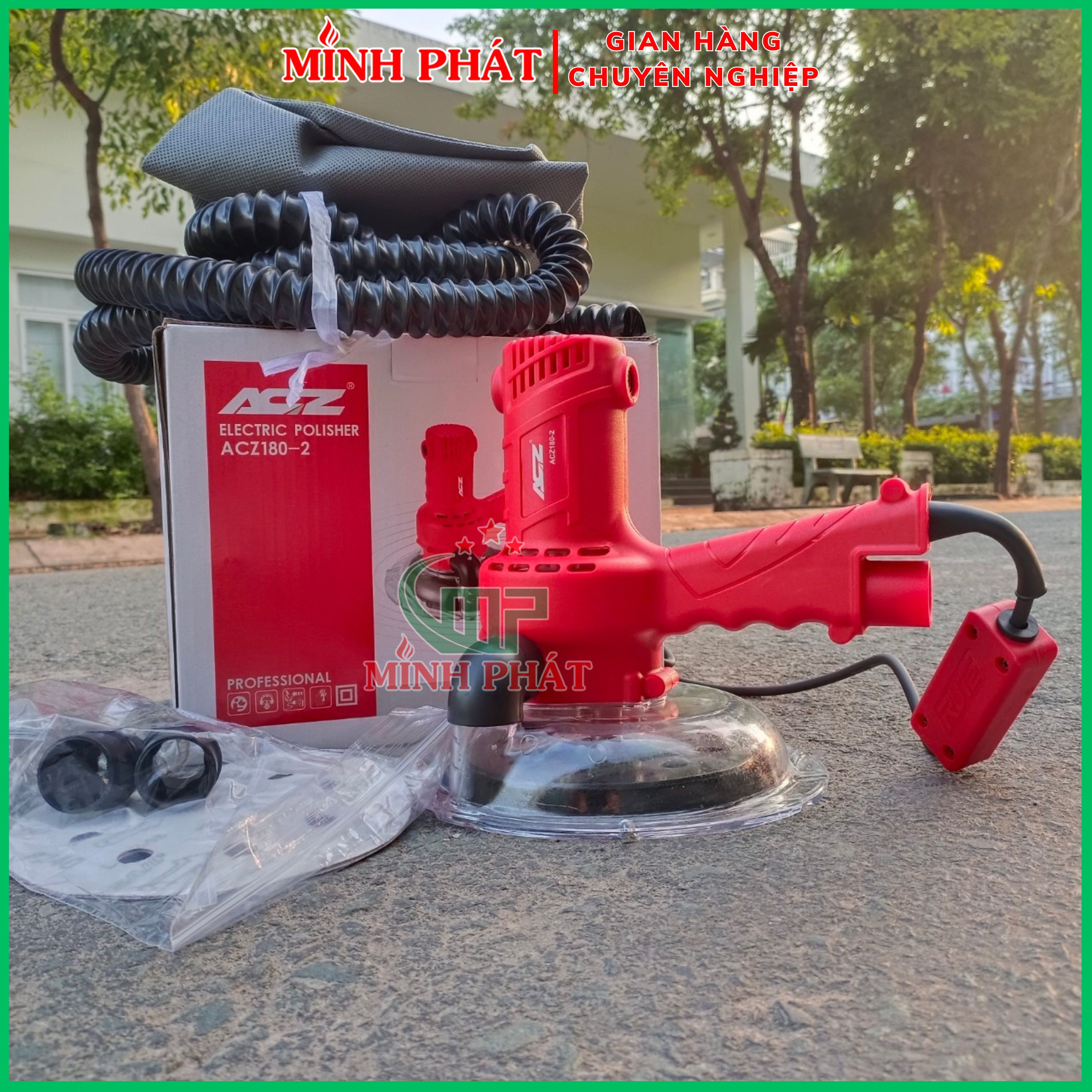 💰 máy chà nhám 💰 máy chà tường hút bụi acz 180-2 minh phát đường kính 18cm