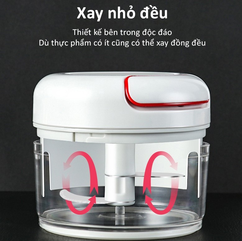 Máy xay tỏi ớt cầm tay mini