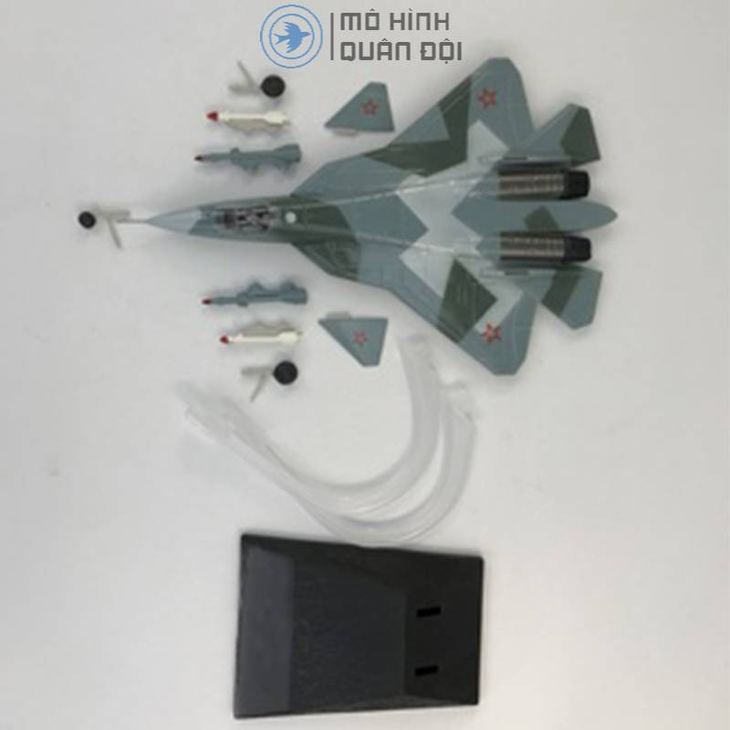 Mô Hình Tĩnh Su-57 Cờ KQVN Dài 32cm ABS