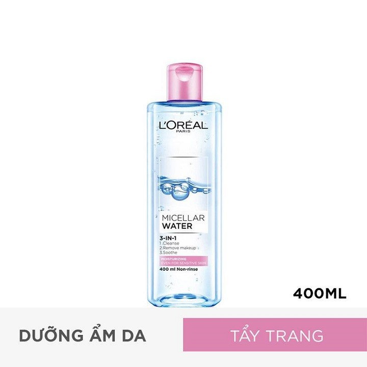 [HCM]Nước tẩy trang L’oreal - Micellar Water 3in1- 400ml (dành cho da thường) cam kết hàng đúng mô tả chất lượng đảm bảo an toàn đến sức khỏe người sử dụng đa dạng mẫu mã màu sắc kích cỡ