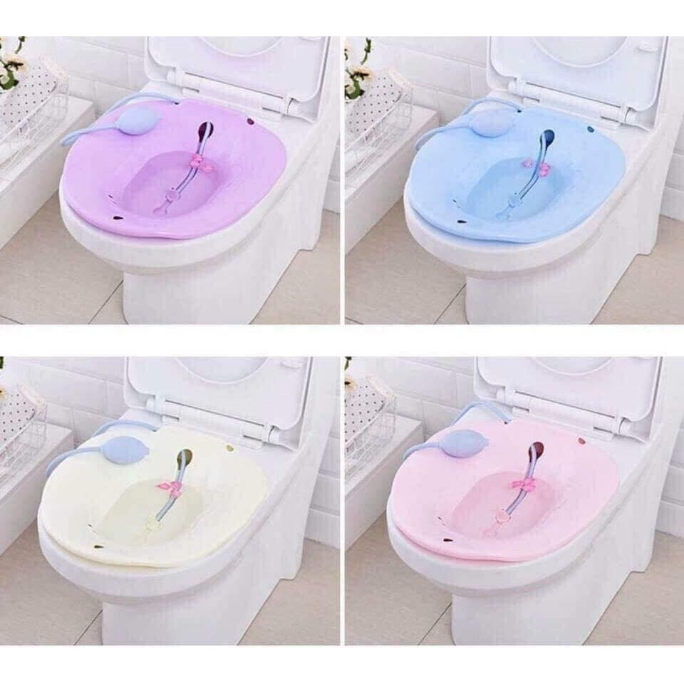 [HCM]Chậu xông vùng kín kem vòi xịt