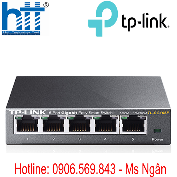 Công tắc thông minh 5 cổng Gigabit dễ dàng TL-SG105E