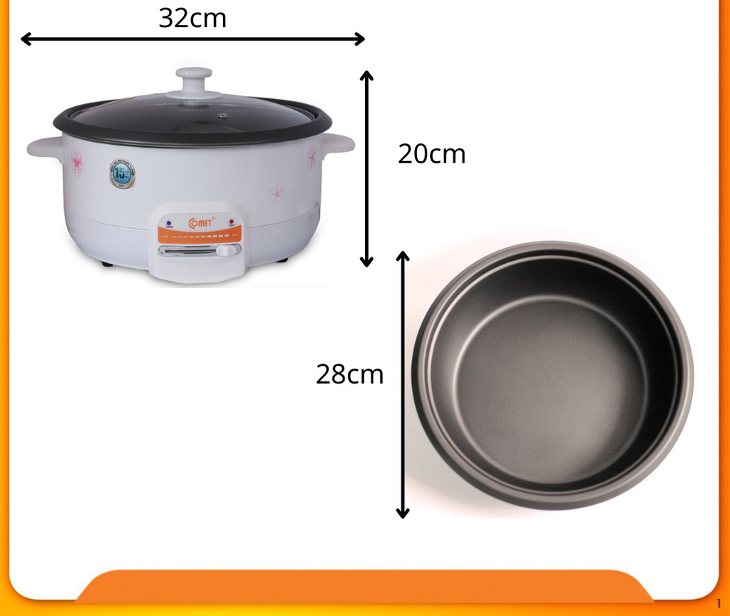 Nồi lẩu điện 3.5 lít đa chức năng Comet CM7731