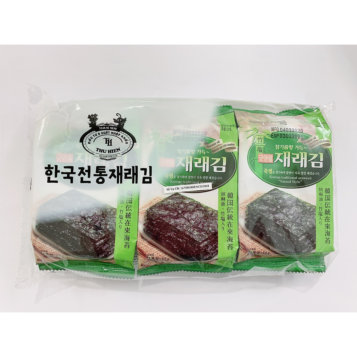 RONG BIỂN ĂN LIỀN VỊ TỰ NHIÊN GOOD&WELL LỐC 3 GÓI