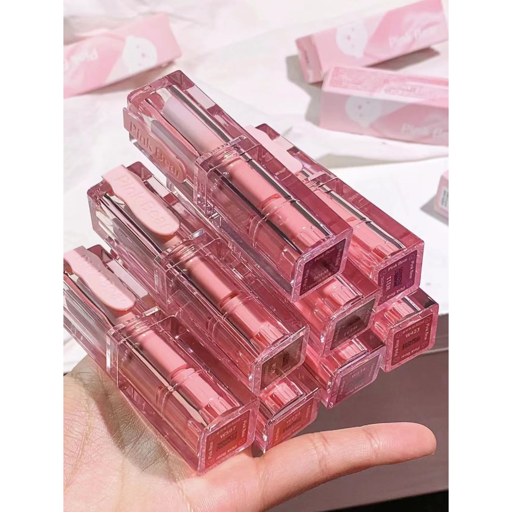 Son Thạch Dưỡng Ẩm Pink Bear son dưỡng Dành Cho Nữ