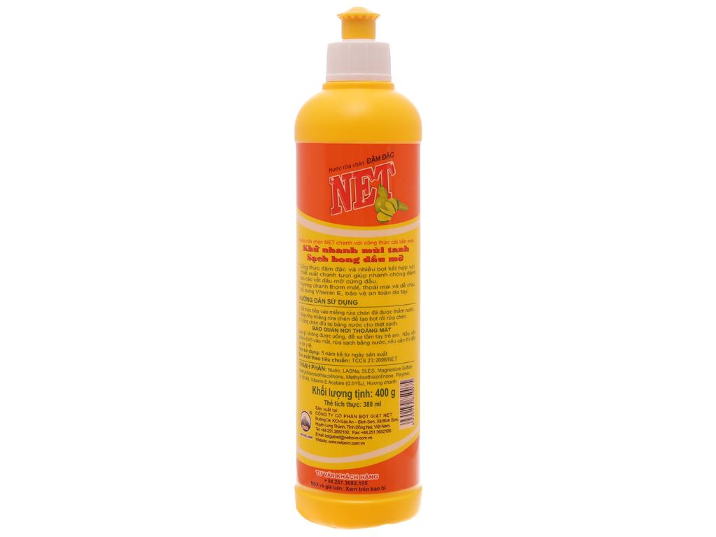 [Freeship] Nước Rửa Chén NET Đậm Đặc Hương Chanh