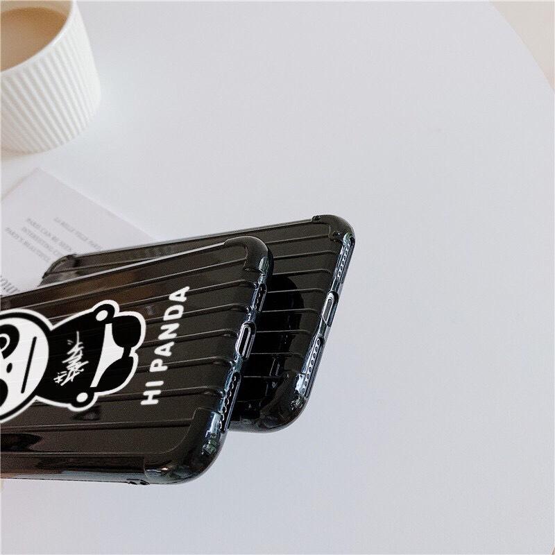 ÔP LƯNG HI PANDA ĐEN CHẤT SỌC DÀY ĐẸP - ỐP IPHONE
