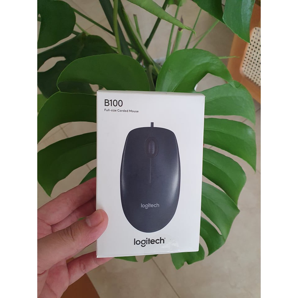 Chuột Có Dây Logitech B100 ( Tặng Kèm Lót Chuột )