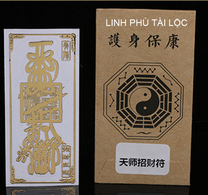 Miếng vàng lá bồ đề Phật Bà Quan Âm Bồ Tát tài lộc may mắn thích hợp làm đồ lưu niệm hoặc trang sức - Cầu bình an, may mắn, tài lộc - Linh phù dán điện thoại