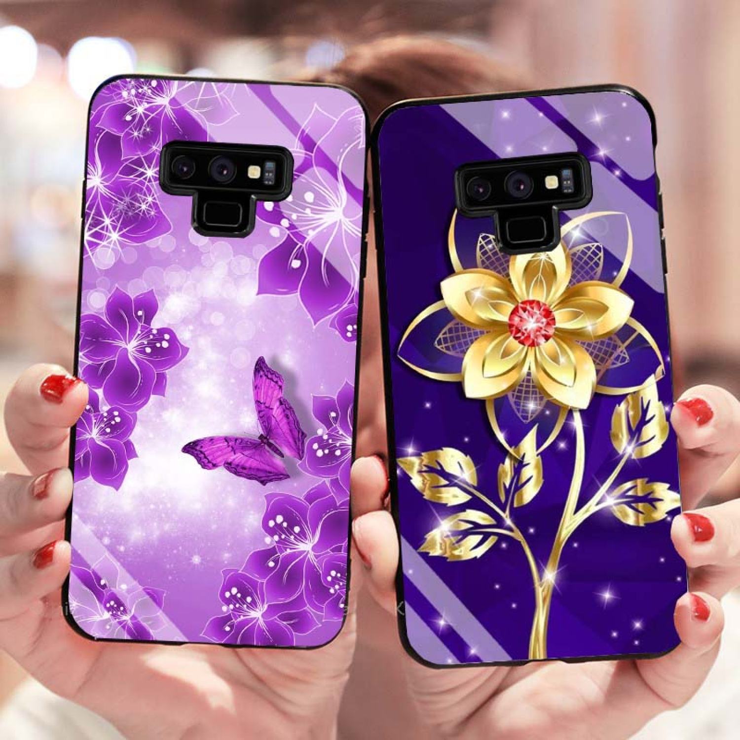 Ốp Samsung Galaxy Note 9 Lưng Kính Cường Lực Mới ƞhất