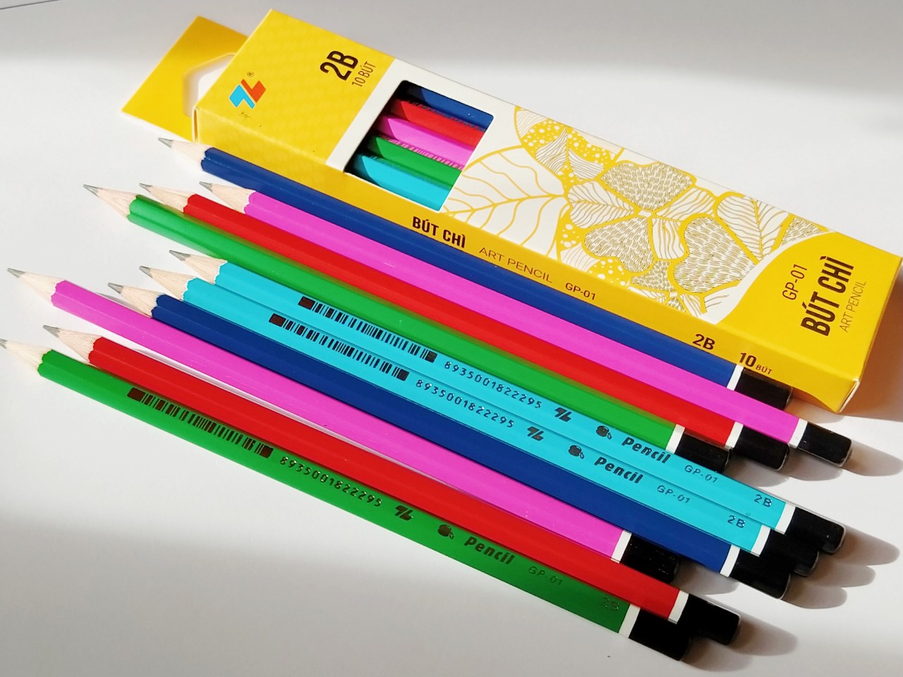 Chì 2B Thiên Long -Hộp 10 cây