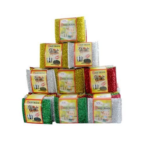 Combo 4 Miếng Rửa Chén Kim Tuyến Tạo Bọt