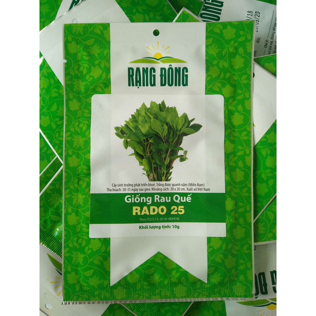 Hạt Giống Rau Quế, Húng Quế 10Gram