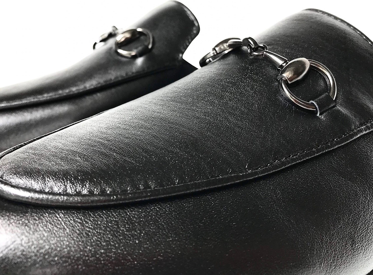 Giày Sục Nam Da PU Đen Mules Shoes TEFOSS – HT01D