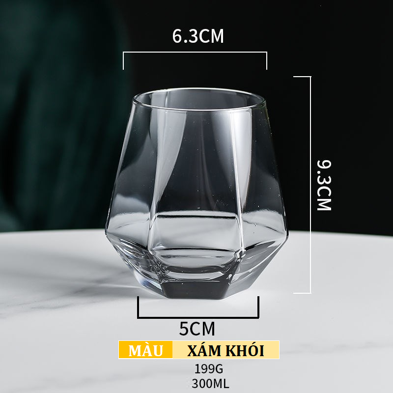 Cốc thủy tinh chịu nhiệt - 300ml - c09